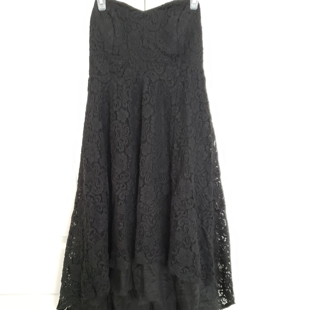 Torrid hi lo dress special occasion strapless